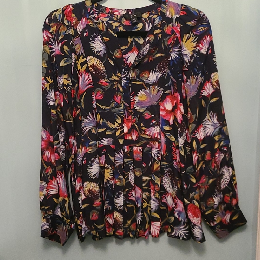 JCrew Silk Top - Small Tall